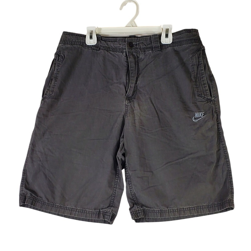 Nike Sportswear Mens Cargo Shorts Faded Black‎ Grey Size Small 323973-060